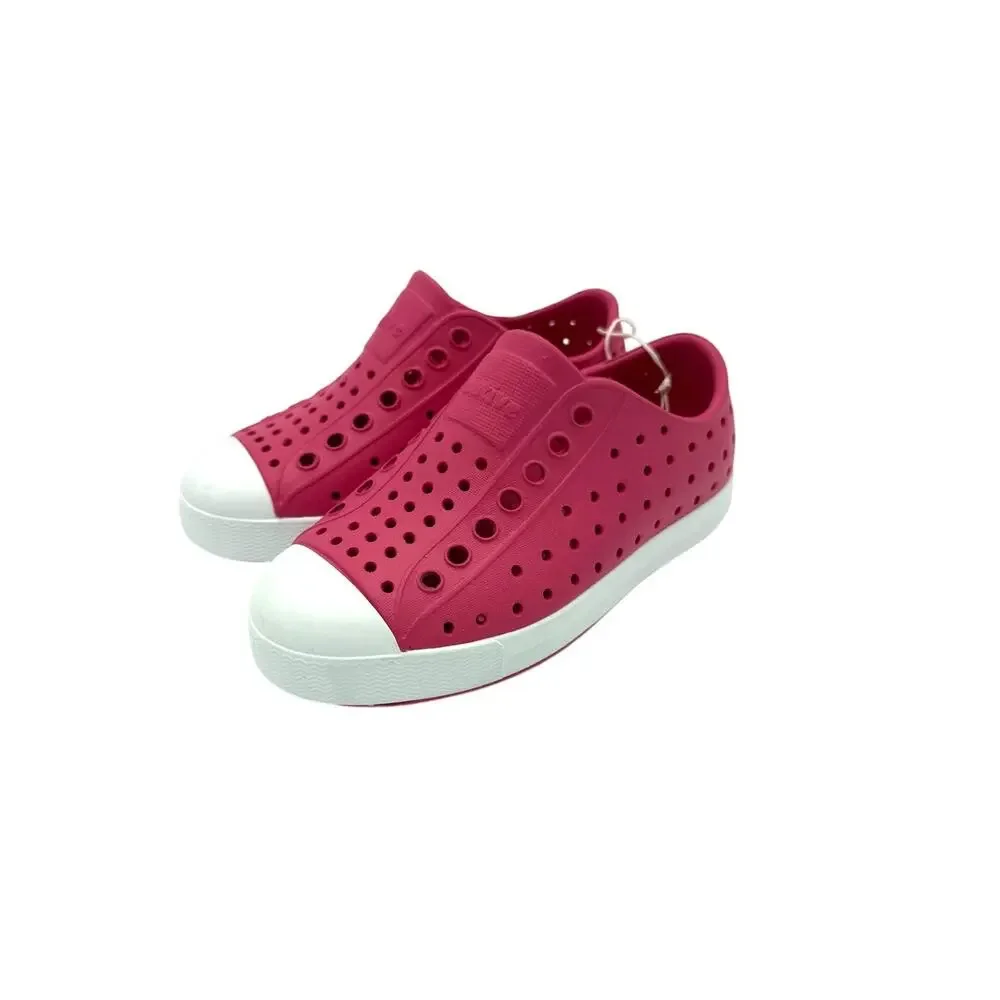 NEW Native Jefferson Child Shoes - Hollywood Pink/Shell White - c9 (toddler 9)